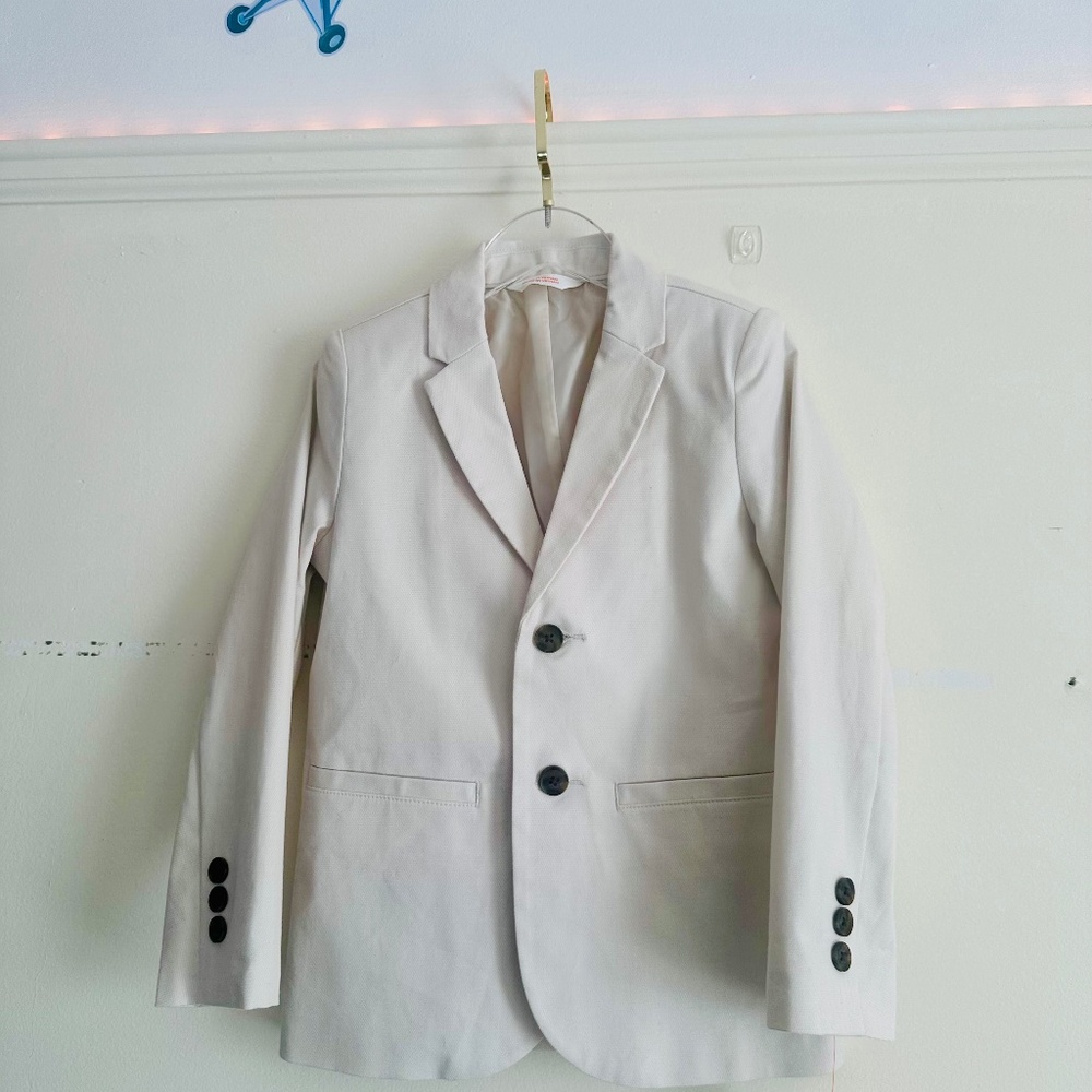 Oatmeal cat and Jack stretch blazer
